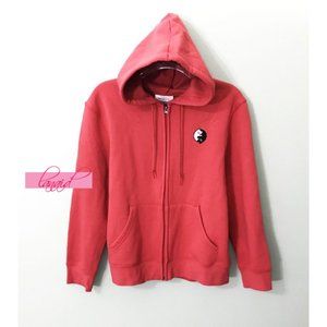 Yin Yang Cats Hoodie Jacket Watermelon Zip-Up Fleece Sweatshirt Coat Sweater S